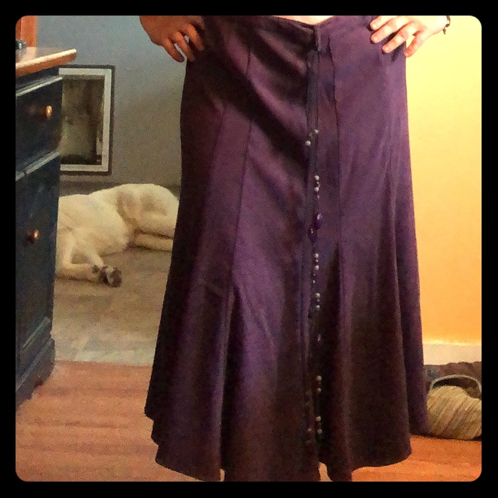 Purple skirt